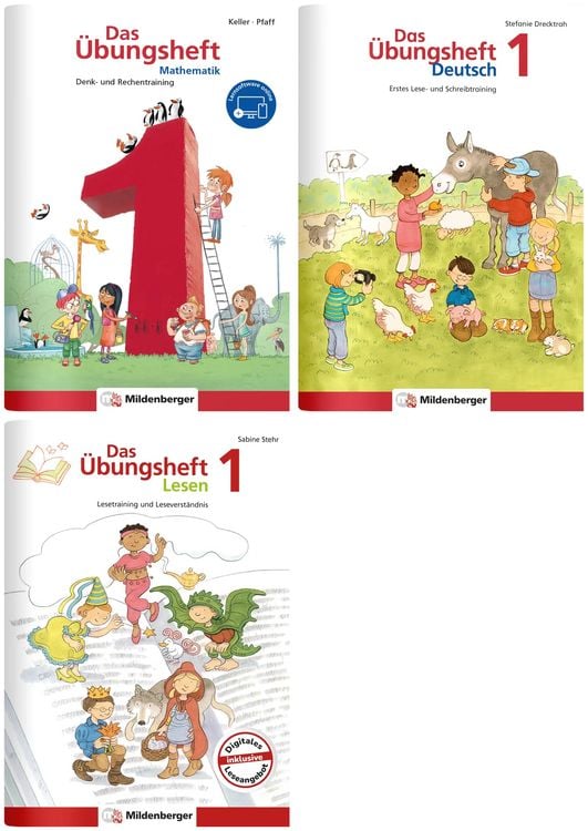 Produktbild: Sicher ins 2. Schuljahr &ndash; Paket: Rechnen &ndash; Schreiben &ndash; Lesen &middot; Klasse 1