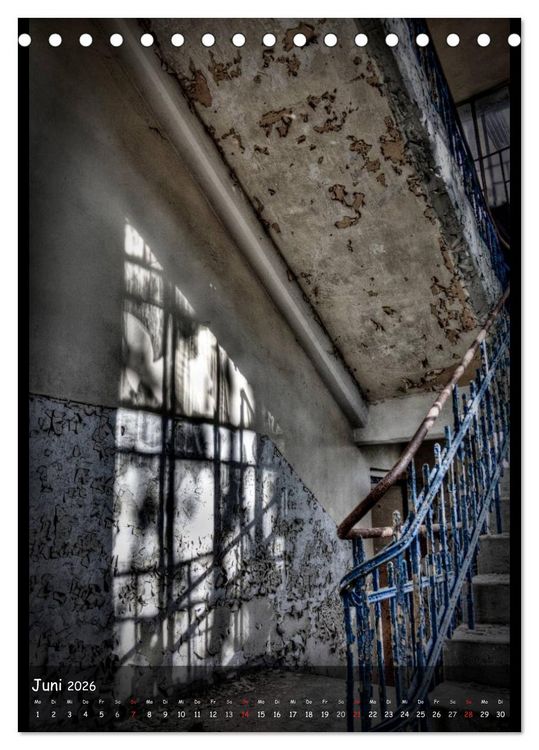 Produktbild: Lost Places II, Vergessene Orte (Tischkalender 2026 DIN A5 hoch), CALVENDO Monatskalender