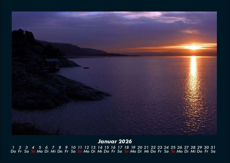 Produktbild: Landschaftskalender 2026 Fotokalender DIN A4