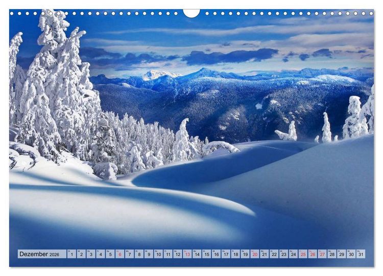 Produktbild: Alaska und Kanada (Wandkalender 2026 DIN A3 quer), CALVENDO Monatskalender