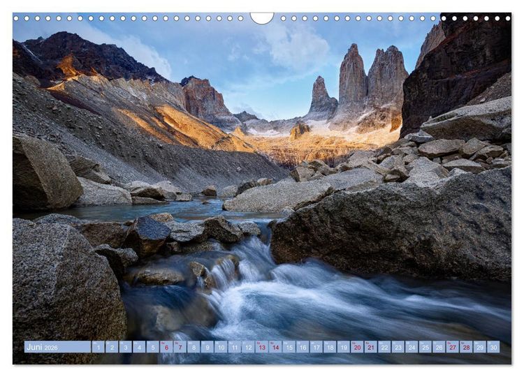 Produktbild: Patagonien: Einzigartige Landschaft am Ende der Welt (Wandkalender 2026 DIN A3 quer), CALVENDO Monatskalender