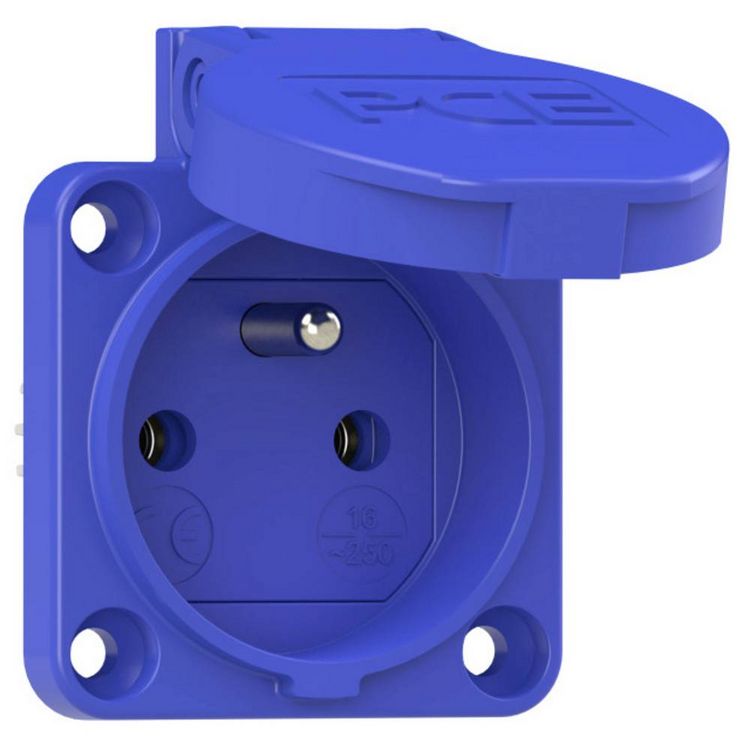 Produktbild: PC Electric 104-0bs Schutzkontakt-Steckdose IP54 Blau
