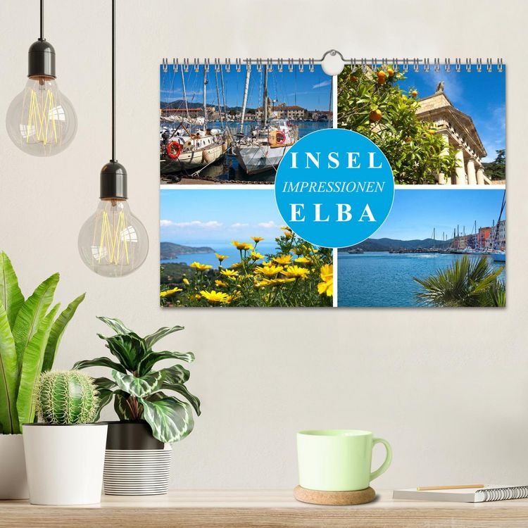Produktbild: Insel Elba Impressionen (Wandkalender 2026 DIN A4 quer), CALVENDO Monatskalender
