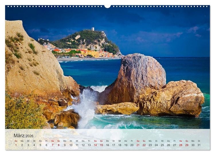 Produktbild: Varigotti - K&uuml;stensch&ouml;nheit Liguriens (Wandkalender 2026 DIN A2 quer), CALVENDO Monatskalender