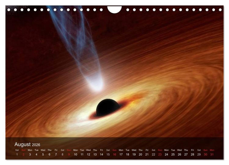 Produktbild: Space and Universe (Wall Calendar 2026 DIN A4 landscape), CALVENDO 12 Month Wall Calendar