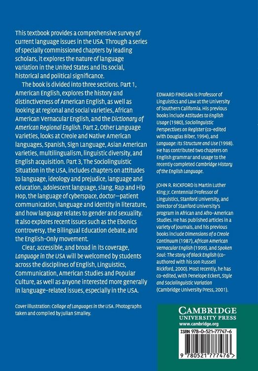 Produktbild: Language in the USA