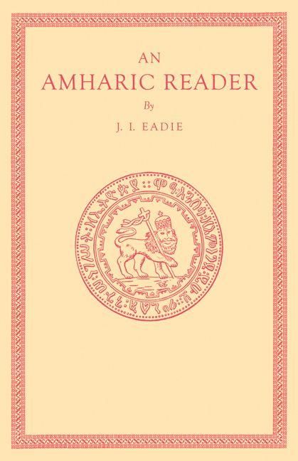 Produktbild: An Amharic Reader