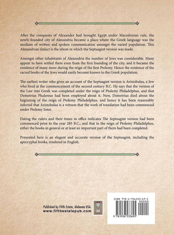 Produktbild: The Septuagint with Apocrypha in English