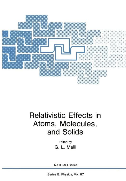Produktbild: Relativistic Effects in Atoms, Molecules, and Solids