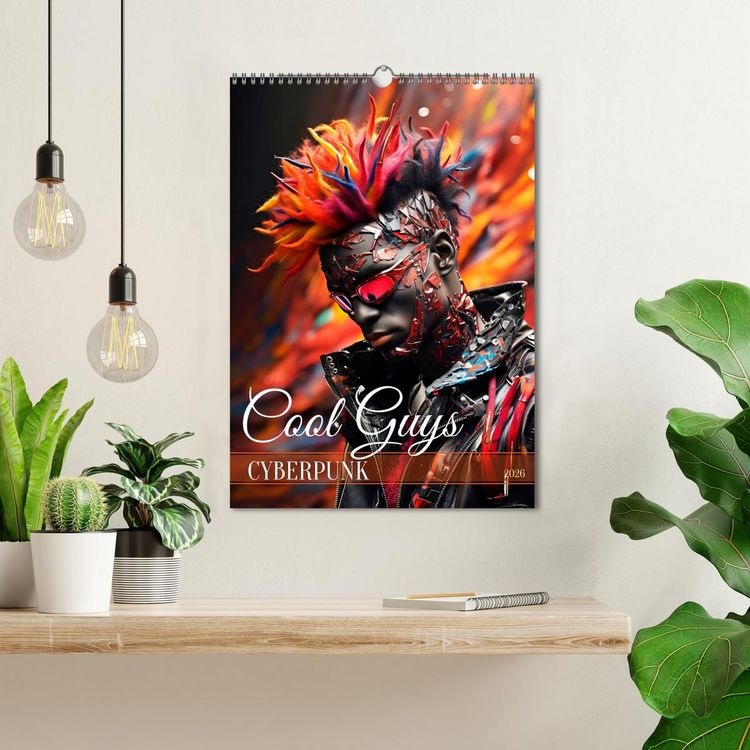 Produktbild: CYBERPUNK Cool guys (Wall Calendar 2026 DIN A3 portrait), CALVENDO 12 Month Wall Calendar
