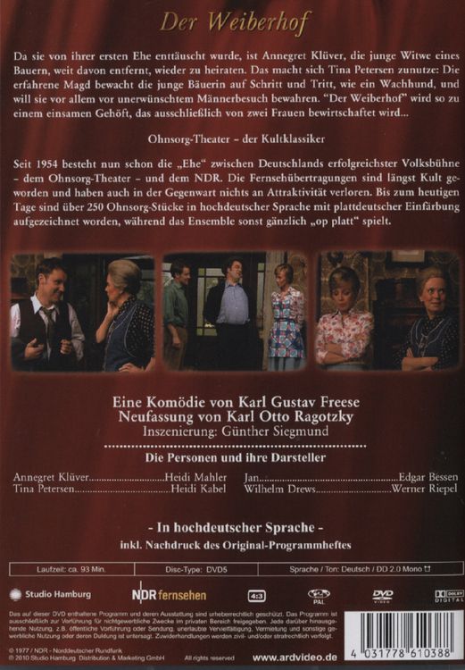 Produktbild: Ohnsorg Theater - Der Weiberhof