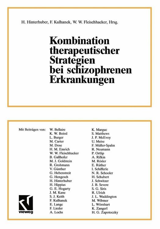 Produktbild: Kombination therapeutischer Strategien bei schizophrenen Erkrankungen