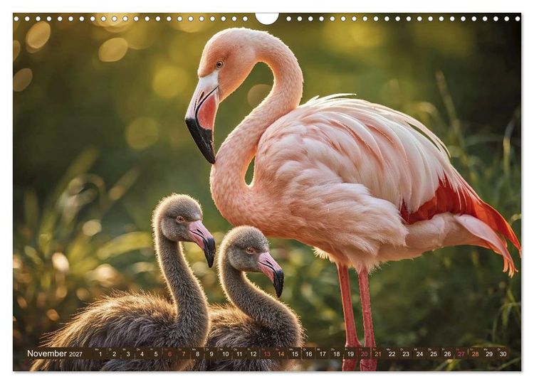 Produktbild: Tierkinder der L&uuml;fte - Vogelwelt (Wandkalender 2027 DIN A3 quer), CALVENDO Monatskalender