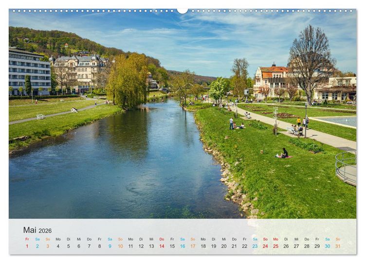 Produktbild: Bad Kissingen - Welterbe-Kurstadt (hochwertiger Premium Wandkalender 2026 DIN A2 quer), Kunstdruck in Hochglanz