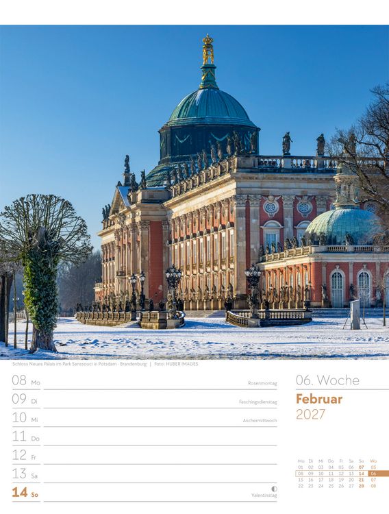 Produktbild: Malerisches Deutschland Wochenplaner Kalender 2027