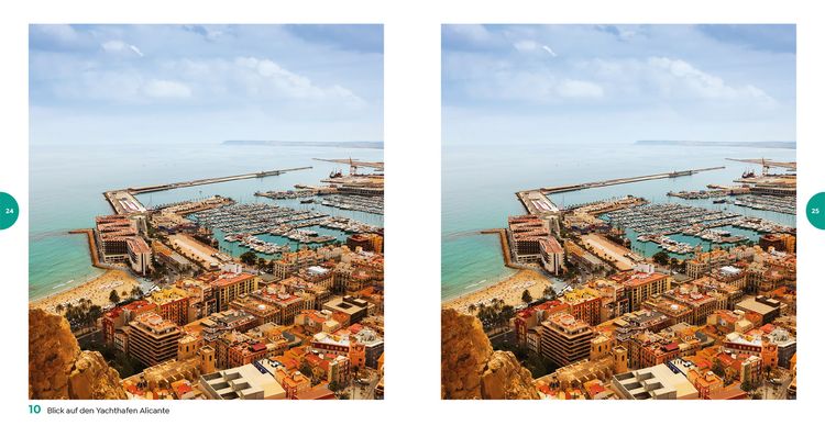 Produktbild: In 444 Fehlern um die Welt &ndash; Spanien. Finde die Unterschiede in den sch&ouml;nsten Motiven Spaniens.