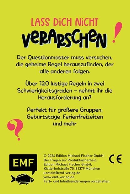 Produktbild: Kartenspiel: Wollt ihr mich verarschen?!