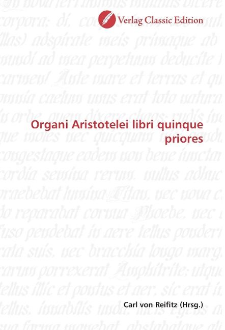 Produktbild: Organi Aristotelei libri quinque priores