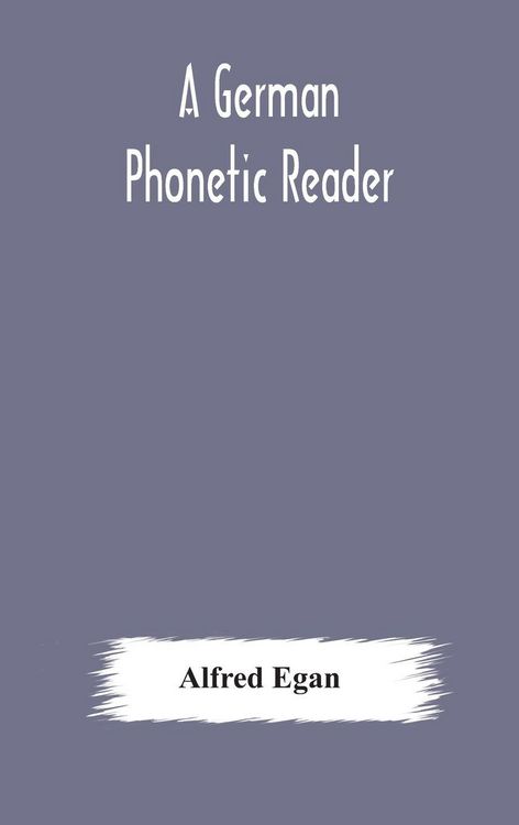Produktbild: A German Phonetic Reader