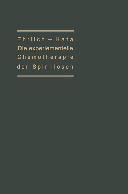 Produktbild: Die experimentelle Chemotherapie der Spirillosen