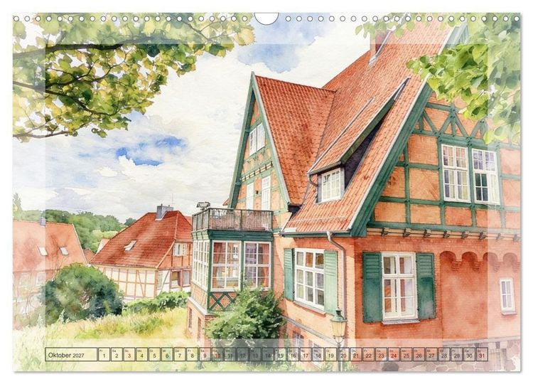 Produktbild: Charmantes Schleswig-Holstein (Wandkalender 2027 DIN A3 quer), CALVENDO Monatskalender