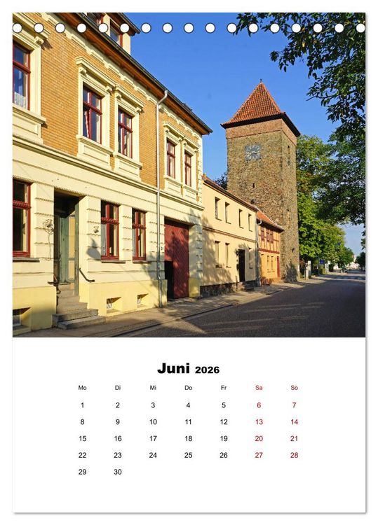 Produktbild: Haldensleben in Sachsen-Anhalt (Tischkalender 2026 DIN A5 hoch), CALVENDO Monatskalender