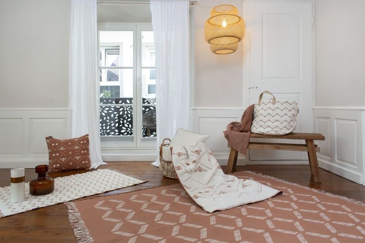 Produktbild: Aufbewahrungskorb "BOHO" rohwei&szlig;