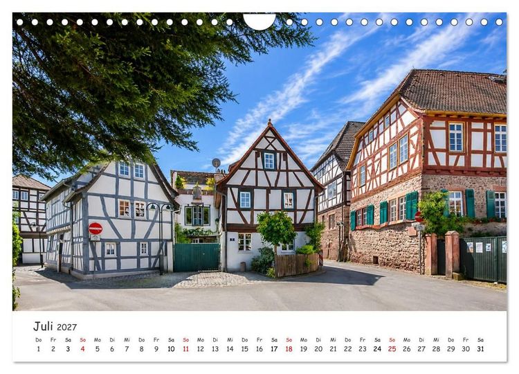Produktbild: Facettenreiches Dreieich (Wandkalender 2027 DIN A4 quer), CALVENDO Monatskalender