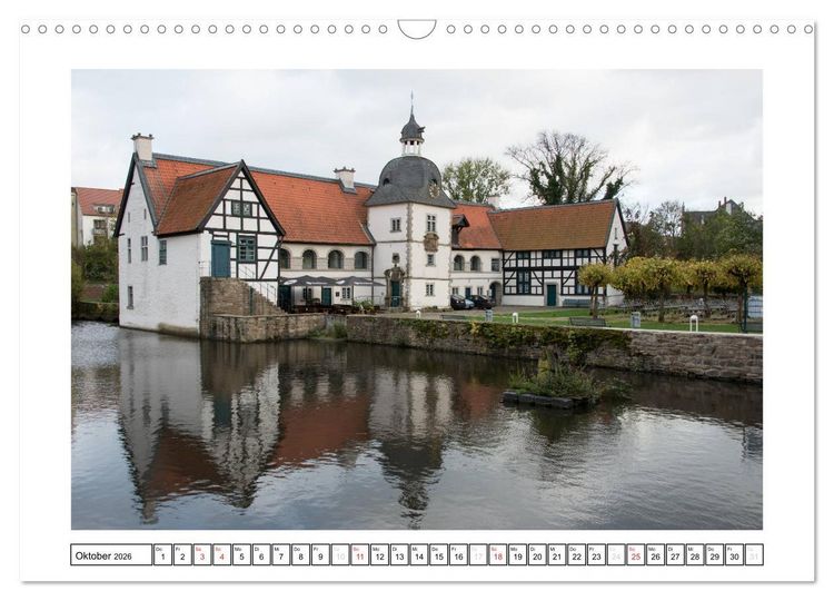 Produktbild: Burgen und Schl&ouml;sser im n&ouml;rdlichen Ruhrgebiet (Wandkalender 2026 DIN A3 quer), CALVENDO Monatskalender