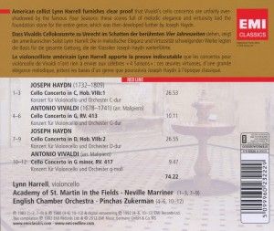 Produktbild: Harrell/Marriner/Zukerman: Cellokonzerte