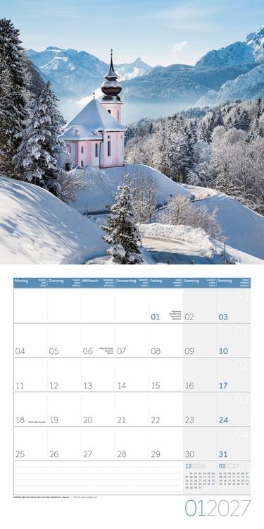 Produktbild: Deutschland Kalender 2027 - 30x30 - Art12