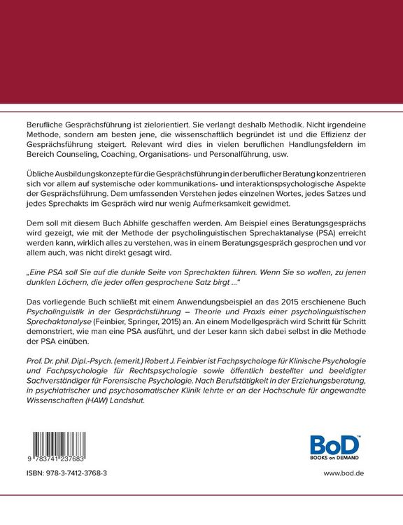 Produktbild: Counseling - Die Entdeckung der Sprache in der Beratung