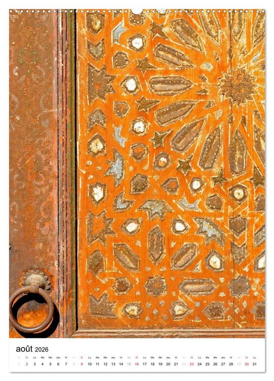 Produktbild: Portes du Maroc (Calendrier mural 2026 DIN A2 horizontal) calendrier de bureau