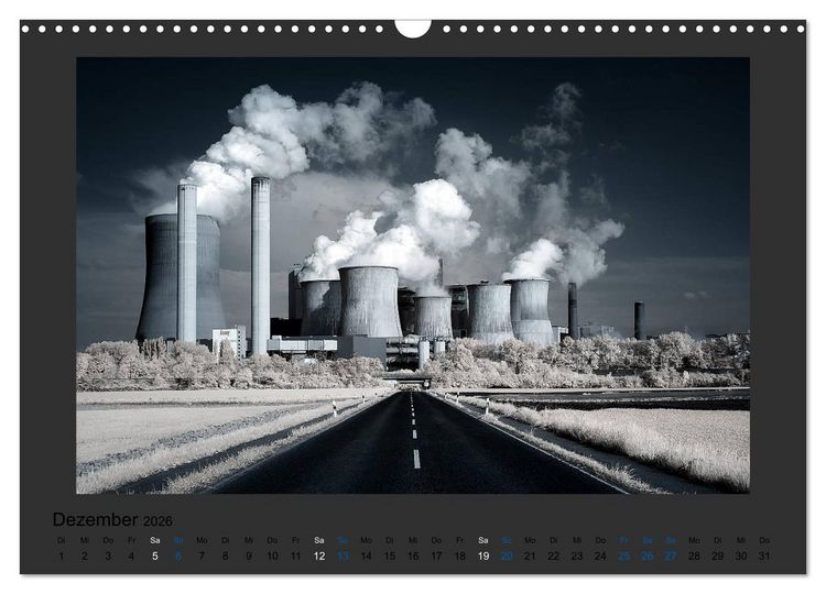 Produktbild: Surreale Landschaften. INFRARROT - Wenn gr&uuml;n zu wei&szlig; wird (Wandkalender 2026 DIN A3 quer), CALVENDO Monatskalender
