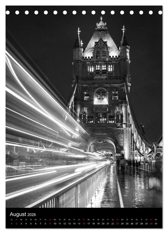 Produktbild: Big City London (Tischkalender 2026 DIN A5 hoch), CALVENDO Monatskalender