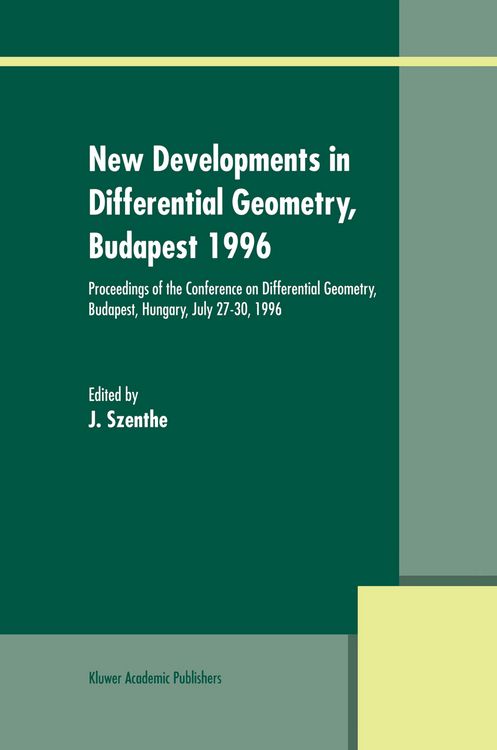 Produktbild: New Developments in Differential Geometry, Budapest 1996