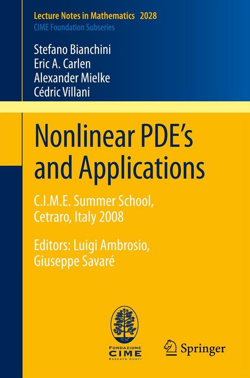 Produktbild: Nonlinear PDE's and Applications