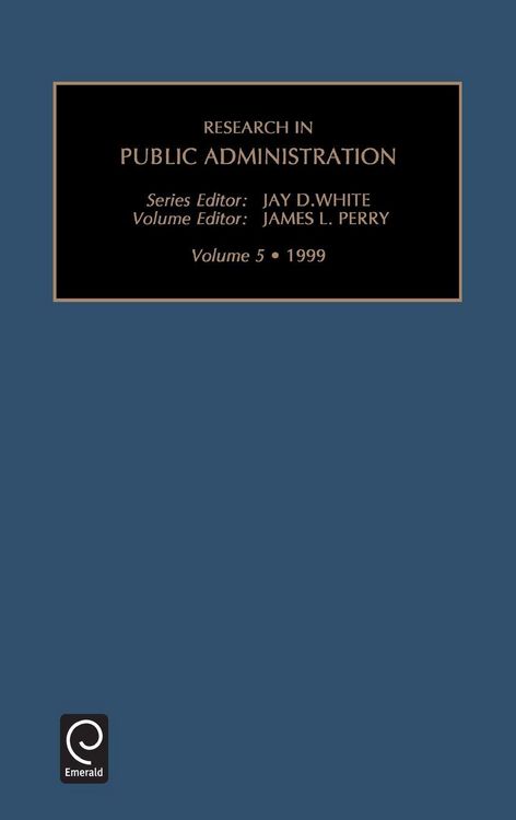 Produktbild: Research in Public Administration