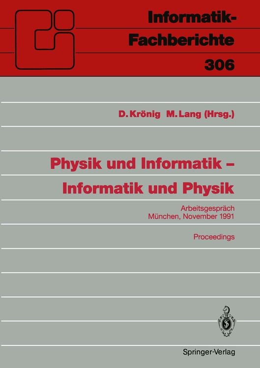 Produktbild: Physik und Informatik &mdash; Informatik und Physik