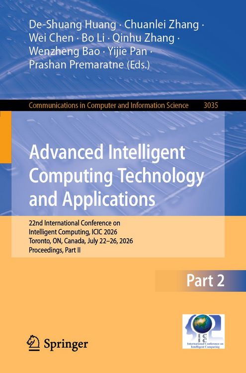 Produktbild: Advanced Intelligent Computing Technology and Applications