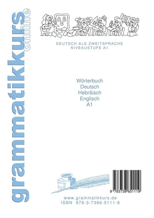 Produktbild: W&ouml;rterbuch Deutsch - Hebr&auml;isch - Englisch Niveau A1