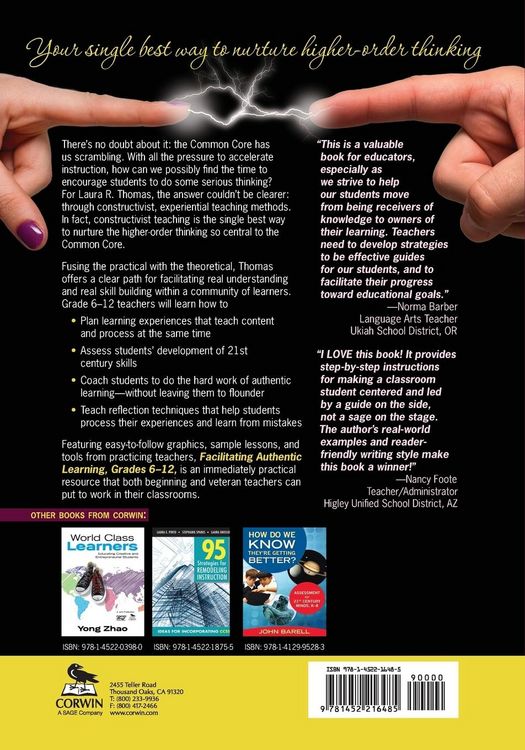Produktbild: Facilitating Authentic Learning, Grades 6-12