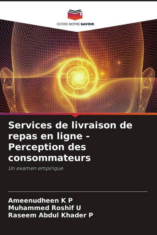 Produktbild: Services de livraison de repas en ligne - Perception des consommateurs