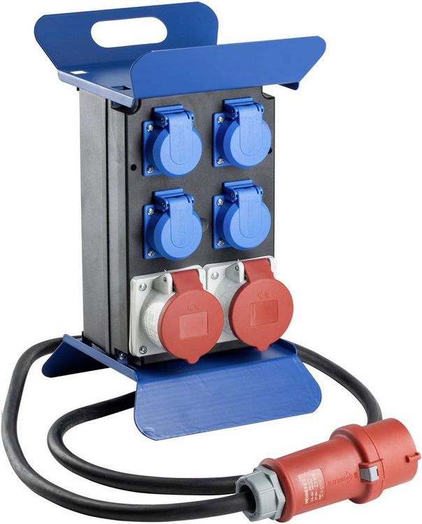 Produktbild: AS Schwabe CEE Stromverteiler STECKY 1 400V CEE 60504 400V 16A