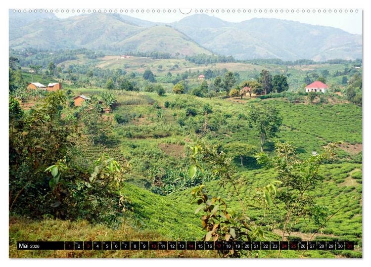 Produktbild: Afrikas Perle Uganda (Wandkalender 2026 DIN A2 quer), CALVENDO Monatskalender