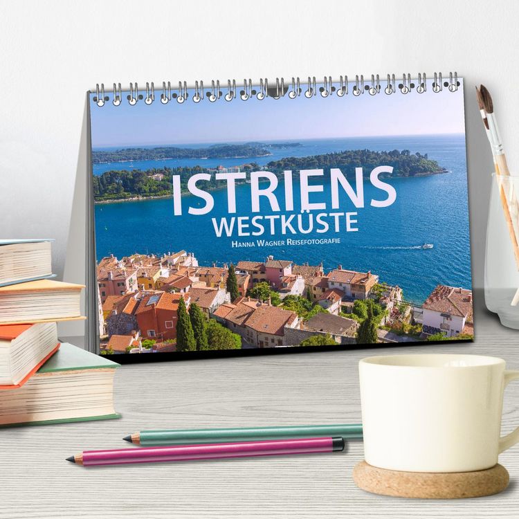 Produktbild: Istriens Westk&uuml;ste (Tischkalender 2026 DIN A5 quer), CALVENDO Monatskalender