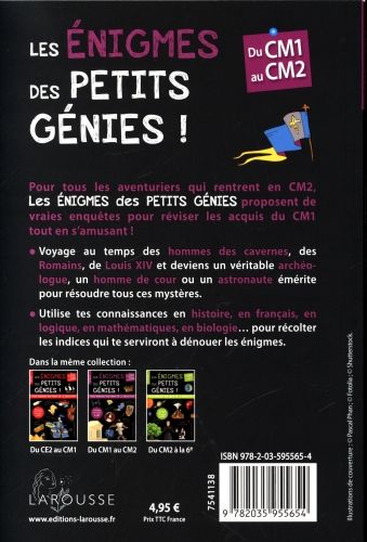 Produktbild: Les &eacute;nigmes des petits g&eacute;nies : du CM1 au CM2