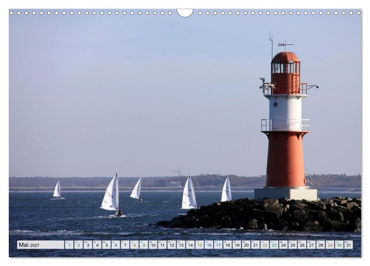 Produktbild: Gl&uuml;cksmomente am Meer - Sehnsuchtsorte deutscher K&uuml;stenlandschaften (Wandkalender 2027 DIN A3 quer), CALVENDO Monatskalender