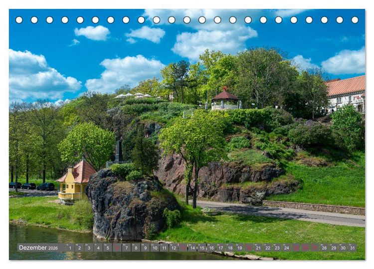 Produktbild: Blickpunkte Halle (Saale) (Tischkalender 2026 DIN A5 quer), CALVENDO Monatskalender