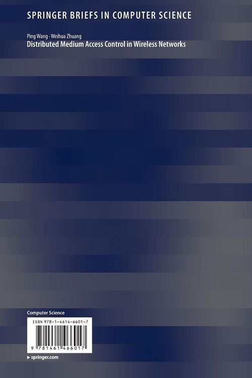 Produktbild: Distributed Medium Access Control in Wireless Networks